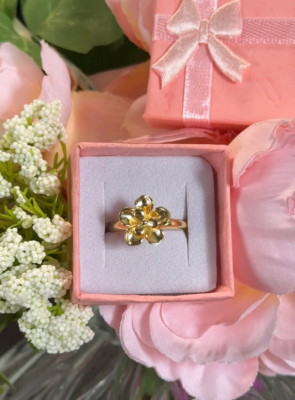 Plumeria Flower Ring